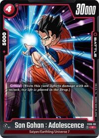 Son Gohan : Adolescence - Starter Deck 6: Son Goku (Mini) - Dragon Ball Super: Fusion World card