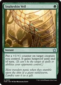 Snakeskin Veil - Foundations - Magic: The Gathering card