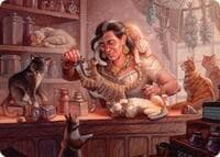 Cat Collector Art Card (1/54) - Art Series: Foundations - Magic: The Gathering card