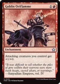 Goblin Oriflamme - Foundations - Magic: The Gathering card