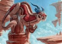 Felidar Savior Art Card (3/54) - Art Series: Foundations - Magic: The Gathering card