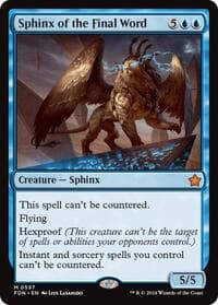 Sphinx of the Final Word (0597) - Foundations - Magic: The Gathering card