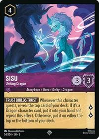 Sisu - Uniting Dragon - Azurite Sea - Disney Lorcana card