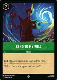 Bend to My Will - Azurite Sea - Disney Lorcana card