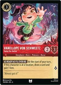 Vanellope von Schweetz - Gutsy Go-Getter - Azurite Sea - Disney Lorcana card