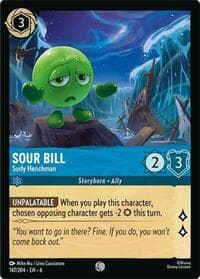 Sour Bill - Surly Henchman - Azurite Sea - Disney Lorcana card