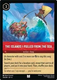 The Islands I Pulled From The Sea - Azurite Sea - Disney Lorcana card
