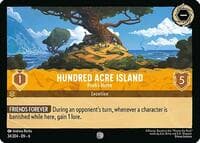Hundred Acre Island - Pooh's Home - Azurite Sea - Disney Lorcana card