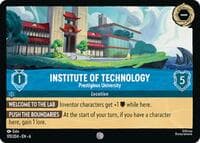 Institute of Technology - Prestigious University - Azurite Sea - Disney Lorcana card