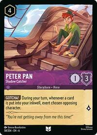 Peter Pan - Shadow Catcher - Azurite Sea - Disney Lorcana card