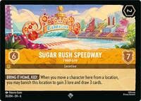 Sugar Rush Speedway - Finish Line - Azurite Sea - Disney Lorcana card
