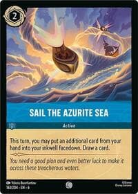 Sail the Azurite Sea - Azurite Sea - Disney Lorcana card