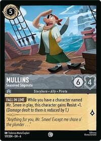 Mullins - Seasoned Shipmate - Azurite Sea - Disney Lorcana card