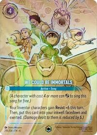 We Could Be Immortals (Enchanted) - Azurite Sea - Disney Lorcana card