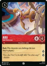 Abu - Bold Helmsman - Azurite Sea - Disney Lorcana card