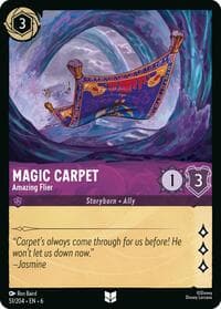 Magic Carpet - Amazing Flier - Azurite Sea - Disney Lorcana card