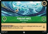 Perilous Maze - Watery Labyrinth - Azurite Sea - Disney Lorcana card