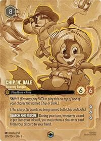 Chip 'n' Dale - Recovery Rangers (Enchanted) - Azurite Sea - Disney Lorcana card