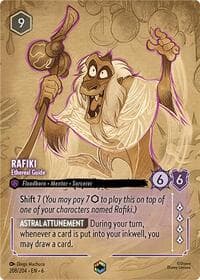 Rafiki - Ethereal Guide (Enchanted) - Azurite Sea - Disney Lorcana card