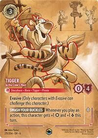 Tigger - In the Crow's Nest (Enchanted) - Azurite Sea - Disney Lorcana card