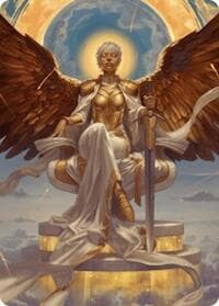 Herald of Eternal Dawn Art Card (27/54) - Art Series: Foundations - Magic: The Gathering card