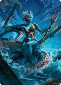 Kiora, the Rising Tide Art Card (30/54) - Art Series: Foundations - Magic: The Gathering card