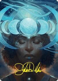 Lunar Insight Art Card (31/54) (Gold-Stamped Signature) - Art Series: Foundations - Magic: The Gathering card
