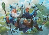 Mischievous Mystic Art Card (7/54) - Art Series: Foundations - Magic: The Gathering card