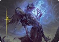 Soul-Shackled Zombie Art Card (9/54) (Gold-Stamped Signature) - Art Series: Foundations - Magic: The Gathering card