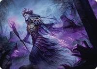 Zul Ashur, Lich Lord Art Card (10/54) - Art Series: Foundations - Magic: The Gathering card