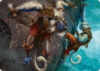 Goblin Boarders Art Card (11/54) - Art Series: Foundations - Magic: The Gathering card