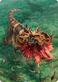 Gigantosaurus Art Card (53/54) - Art Series: Foundations - Magic: The Gathering card