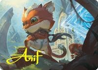 Loot, Exuberant Explorer Art Card (12/54) (Gold-Stamped Signature) - Art Series: Foundations - Magic: The Gathering card
