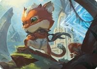 Loot, Exuberant Explorer Art Card (12/54) - Art Series: Foundations - Magic: The Gathering card