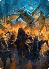 Preposterous Proportions Art Card (43/54) - Art Series: Foundations - Magic: The Gathering card