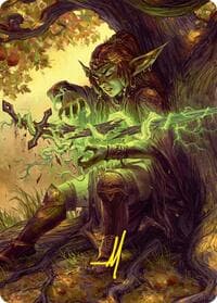 Reclamation Sage Art Card (45/54) (Gold-Stamped Signature) - Art Series: Foundations - Magic: The Gathering card