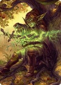 Reclamation Sage Art Card (45/54) - Art Series: Foundations - Magic: The Gathering card