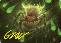 Spinner of Souls Art Card (13/54) (Gold-Stamped Signature) - Art Series: Foundations - Magic: The Gathering card