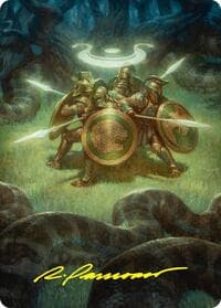 Anthem of Champions Art Card (47/54) (Gold-Stamped Signature) - Art Series: Foundations - Magic: The Gathering card