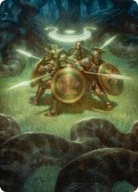 Anthem of Champions Art Card (47/54) - Art Series: Foundations - Magic: The Gathering card