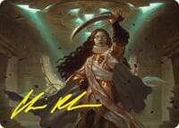 Elenda, Saint of Dusk Art Card (15/54) (Gold-Stamped Signature) - Art Series: Foundations - Magic: The Gathering card