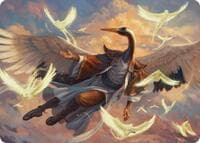 Kykar, Zephyr Awakener Art Card (16/54) - Art Series: Foundations - Magic: The Gathering card