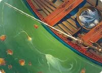 Fishing Pole Art Card (18/54) - Art Series: Foundations - Magic: The Gathering card