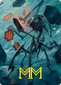 Scrawling Crawler Art Card (50/54) (Gold-Stamped Signature) - Art Series: Foundations - Magic: The Gathering card