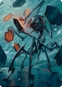 Scrawling Crawler Art Card (50/54) - Art Series: Foundations - Magic: The Gathering card