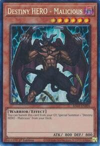Destiny HERO - Malicious (PCR) - Quarter Century Bonanza - YuGiOh card
