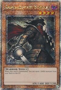 Armageddon Knight (Quarter Century Secret Rare) - Quarter Century Bonanza - YuGiOh card