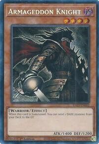 Armageddon Knight (Secret Rare) - Quarter Century Bonanza - YuGiOh card