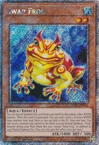 Swap Frog (Platinum Secret Rare) - Quarter Century Bonanza - YuGiOh card