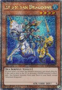 Atlantean Dragoons (Quarter Century Secret Rare) - Quarter Century Bonanza - YuGiOh card